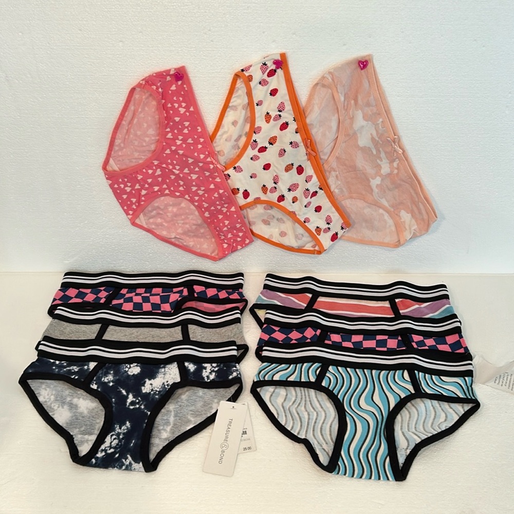 9 pack NWT Treasure & Bond / Rack underwear, sz 7/8 - Picture 1 of 5